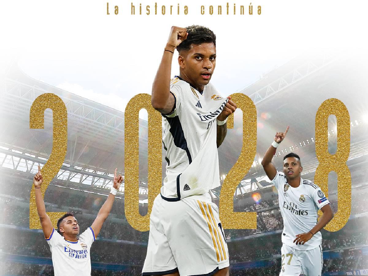 Real Madrid blinda a Rodrygo y extiende su contrato