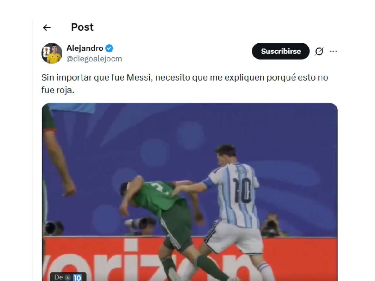 Indignación tras descubrir ayuda a Messi: Es una vergüenza, siempre lo protegen