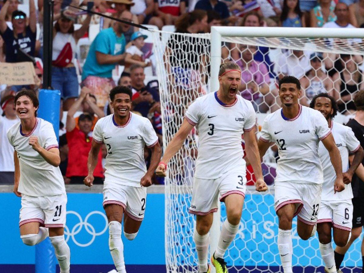Selección de Estados Unidos receta goleada y revive en Juegos Olímpicos