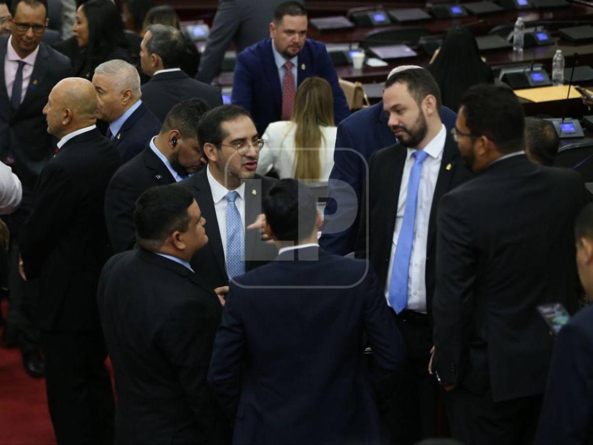 Ambiente en el Congreso de Honduras para elección de Junta Directiva provisional