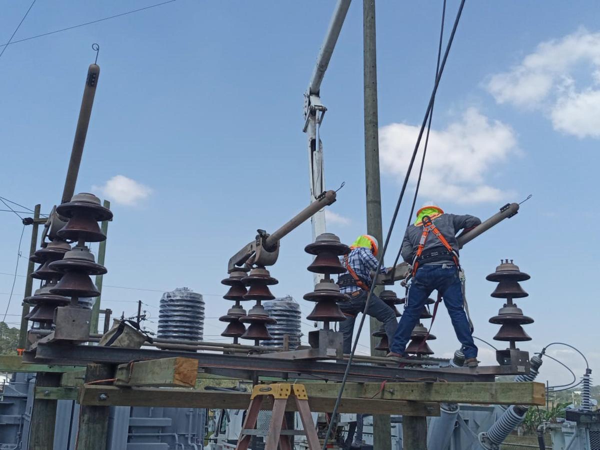 Actualmente la Enee trabaja en la ampliación de la subestación de Santa Rosa- Copán.