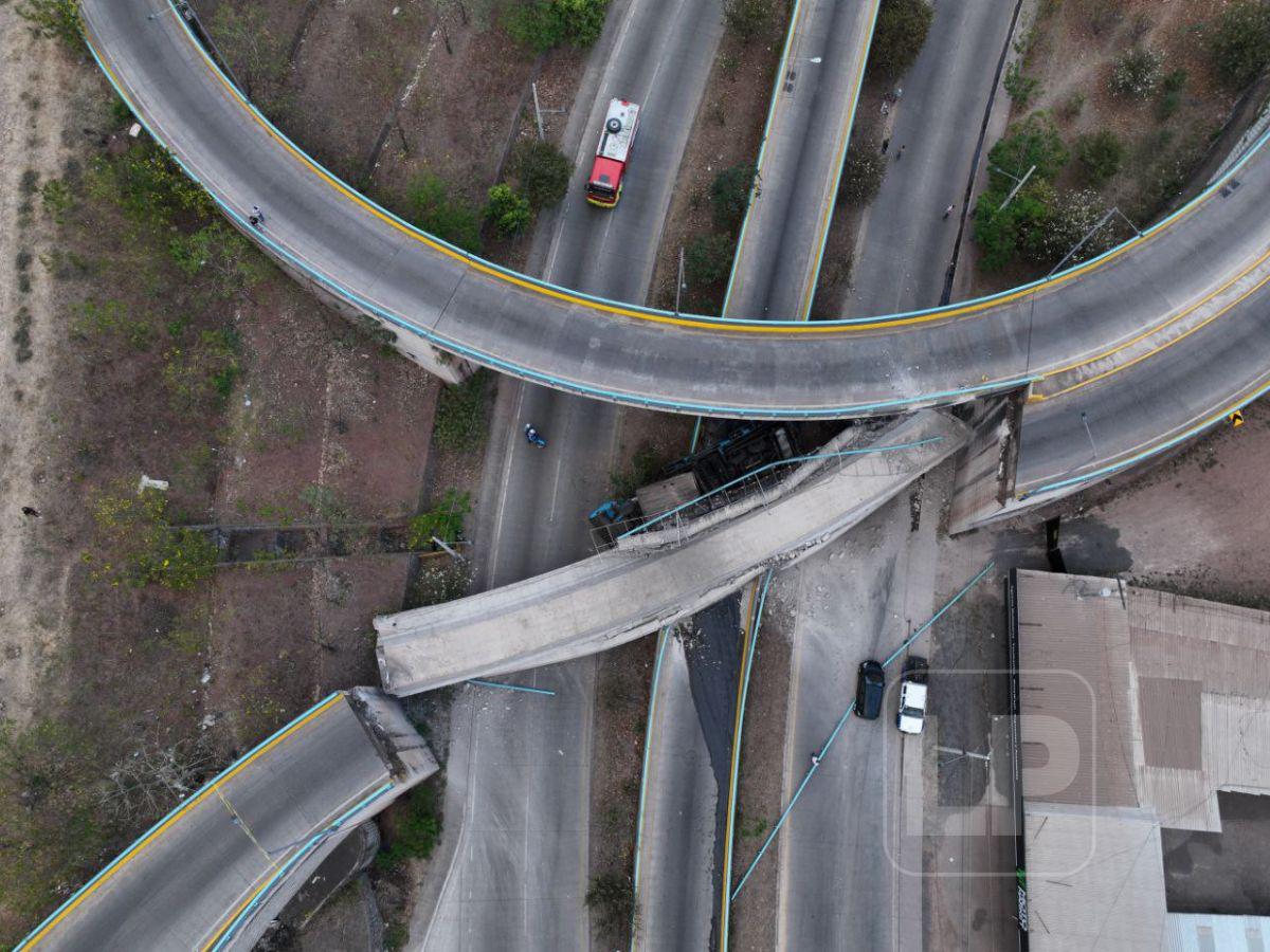 Un dragón o sismo, posibles causantes de caída de puente en Honduras