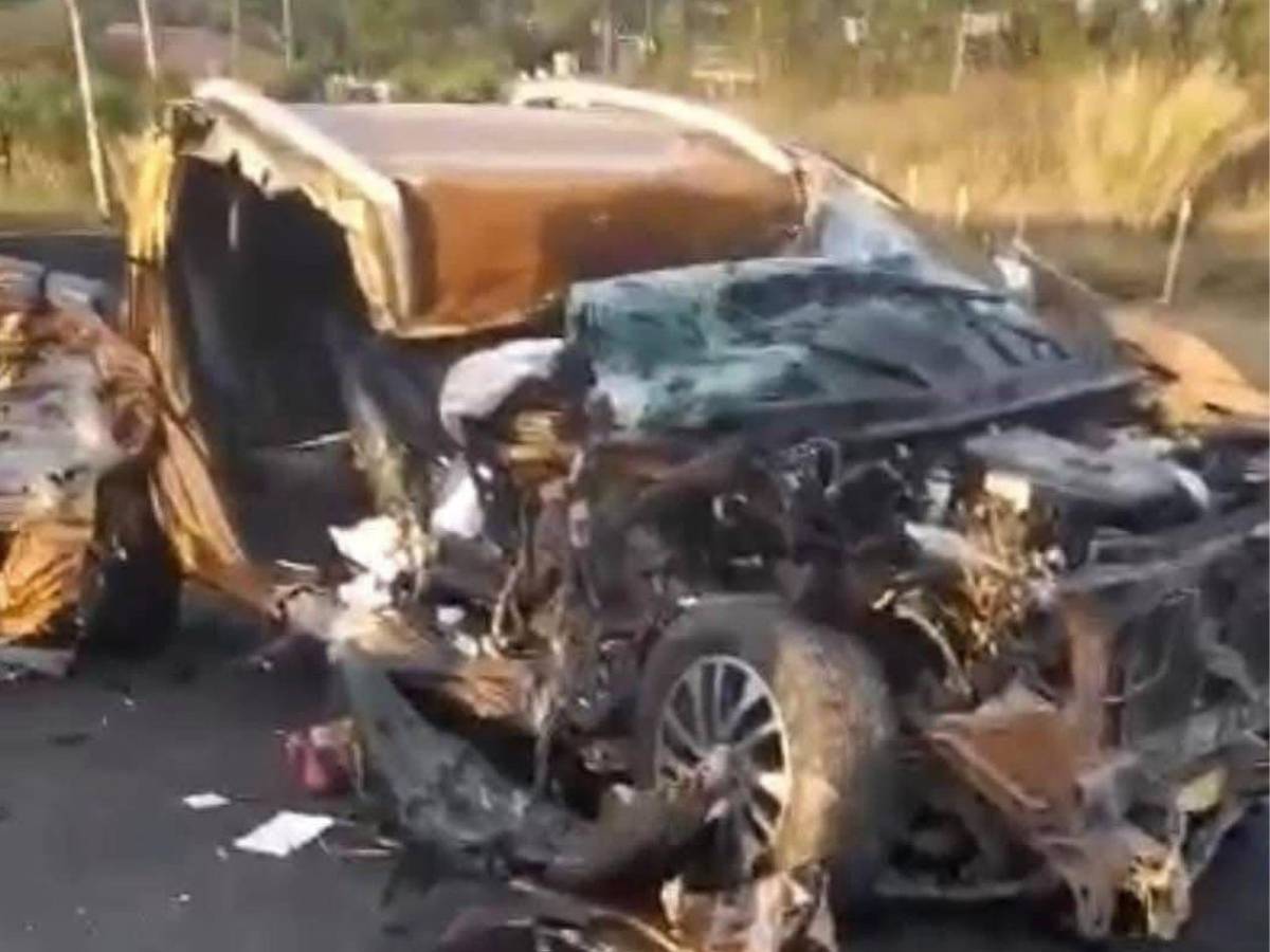 Así fue el brutal accidente que cobró la vida de Mía Godoy en Amarateca