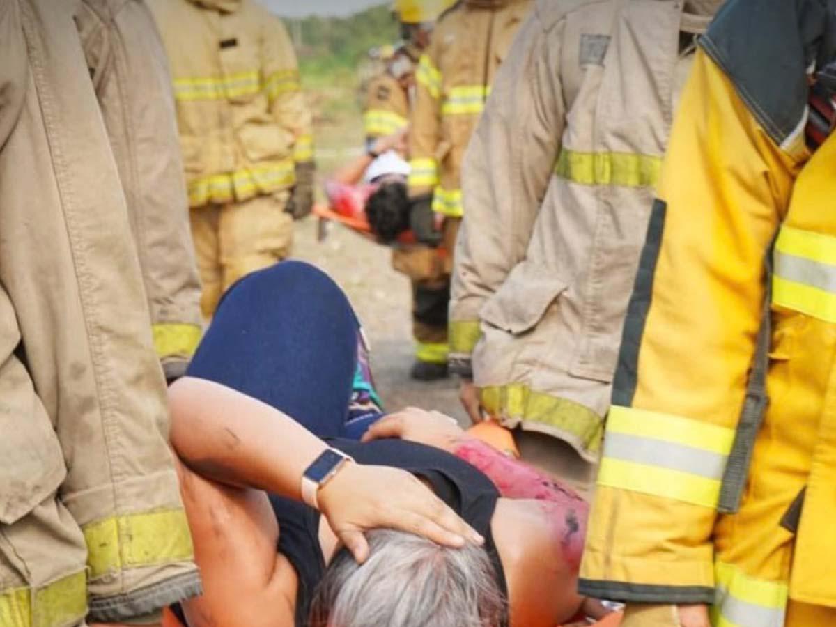 ¡Fue un simulacro a escala real! Accidente aéreo en el aeropuerto de San Pedro Sula