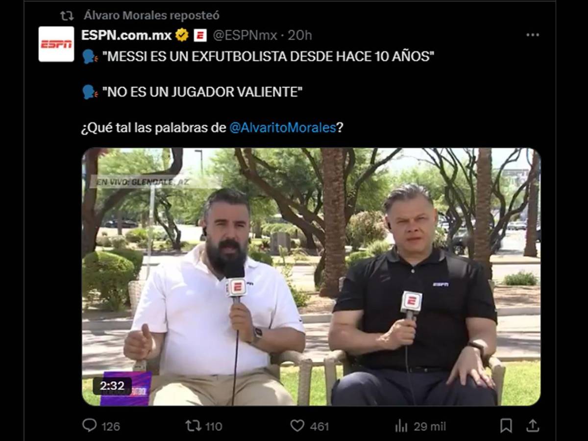 Messi sufre duro ataque: Es un exfutbolista y da lástima, no lo puedo comparar con los GOAT