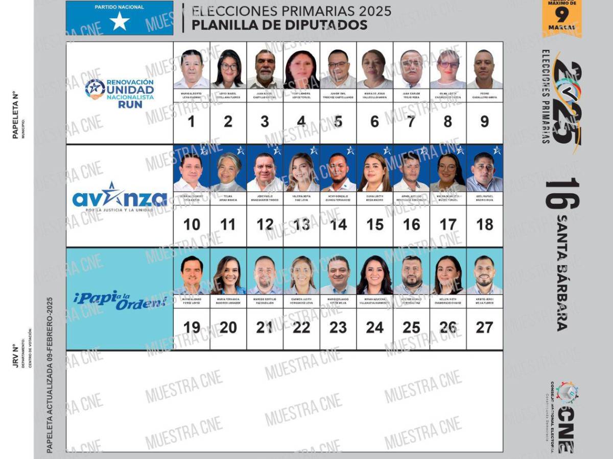 Conozca los aspirantes a diputados por Santa Bárbara