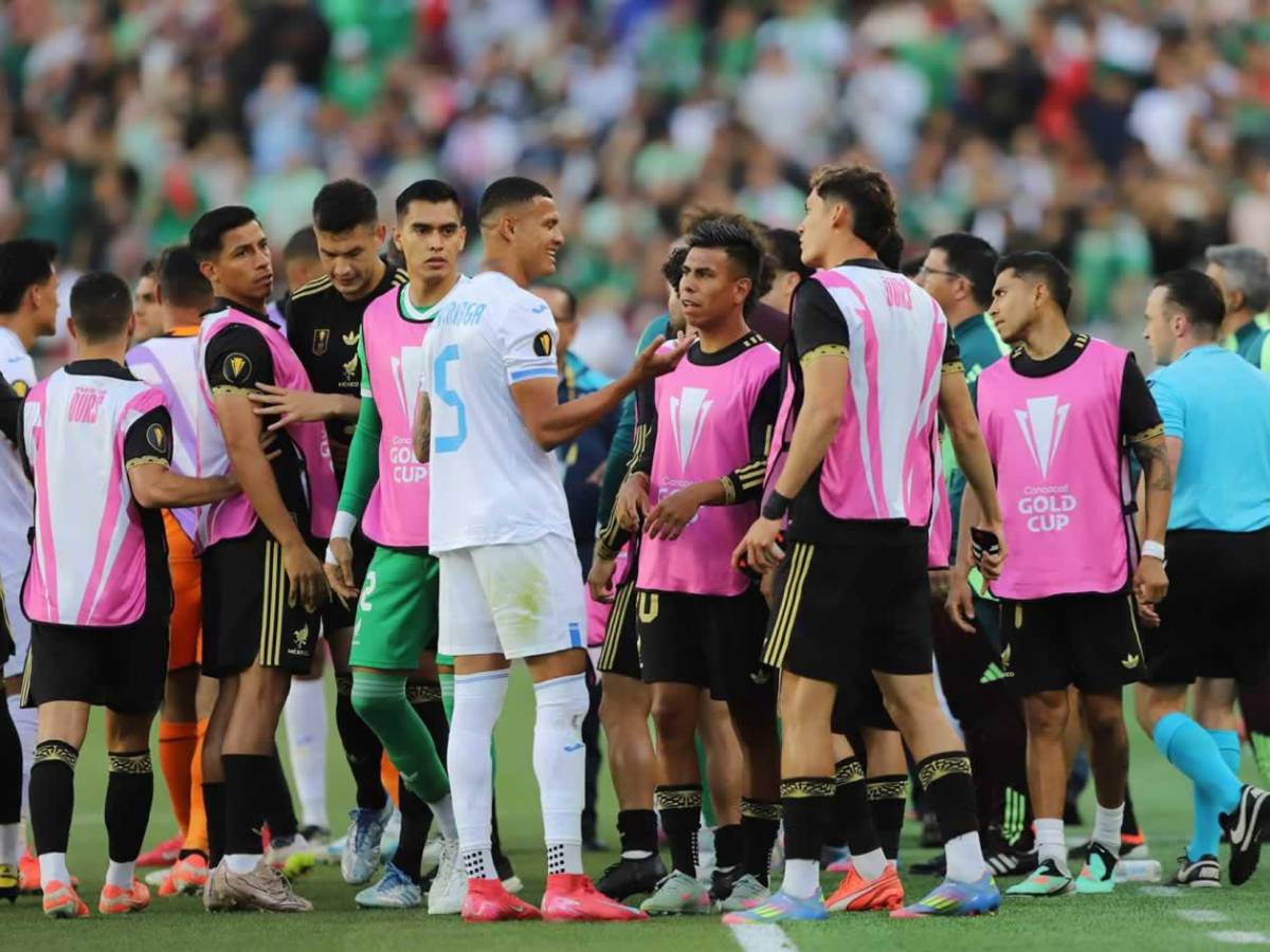 México vs Honduras: así fue el zafarrancho en Copa Oro y el motivo que empezó la pelea