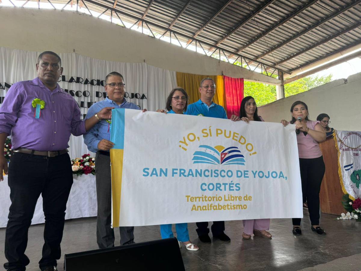 Declaratoria del municipio de San Francisco de Yojoa, Cortés libre de analfabetismo.