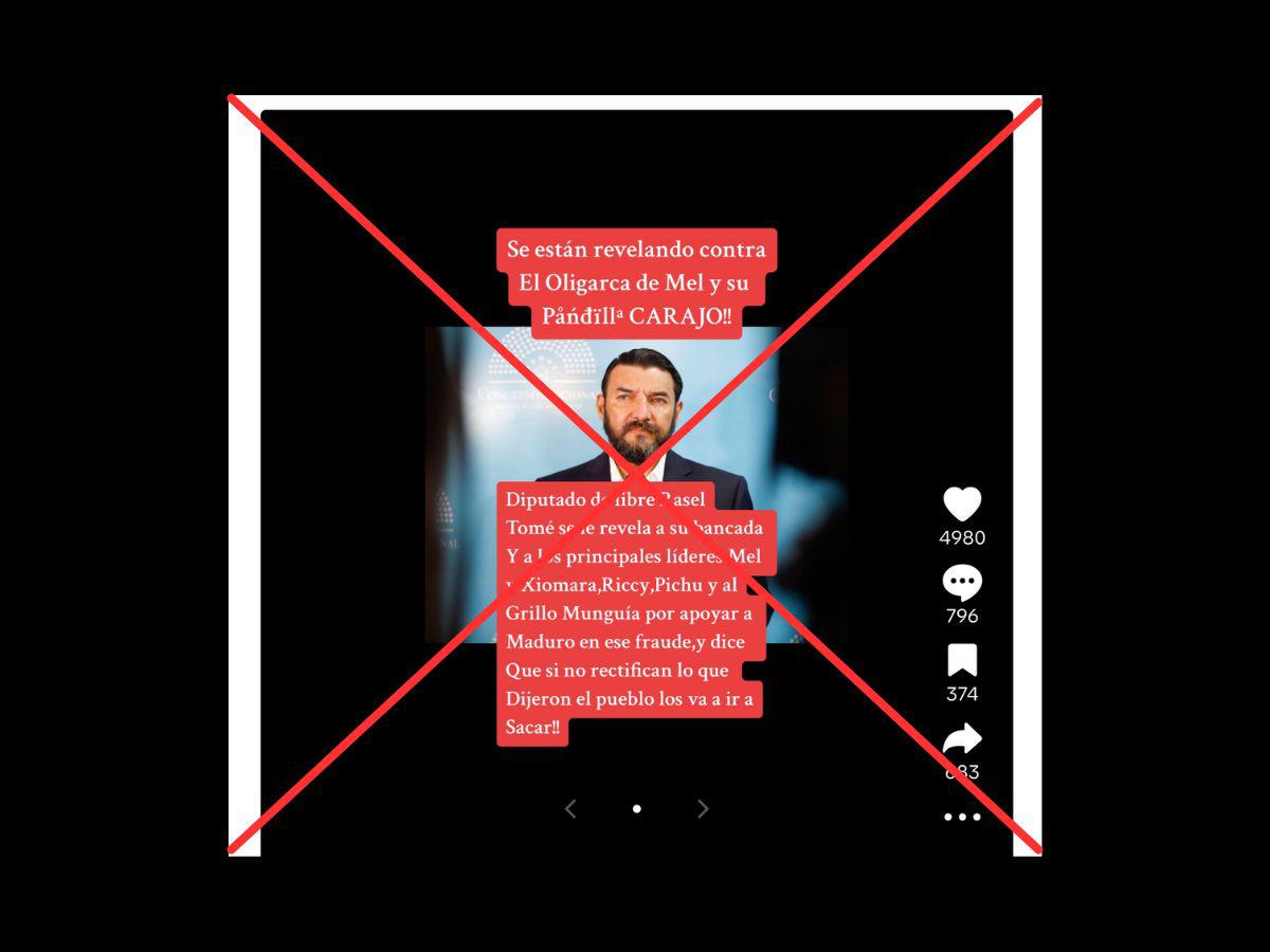 <p>Captura de pantalla a una publicación en TikTok realizada el 6 de agosto de 2024.</p>