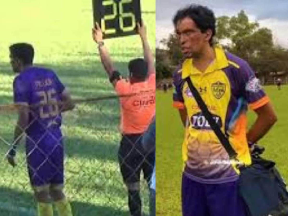 Político debutó en club de Honduras: ingresó al 90’ y esta fue su reacción