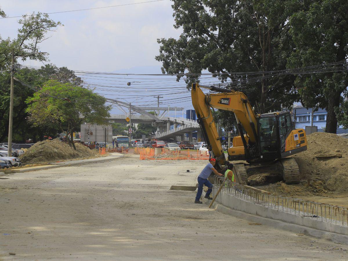 Así avanzan los trabajos en los retornos del bulevar del norte
