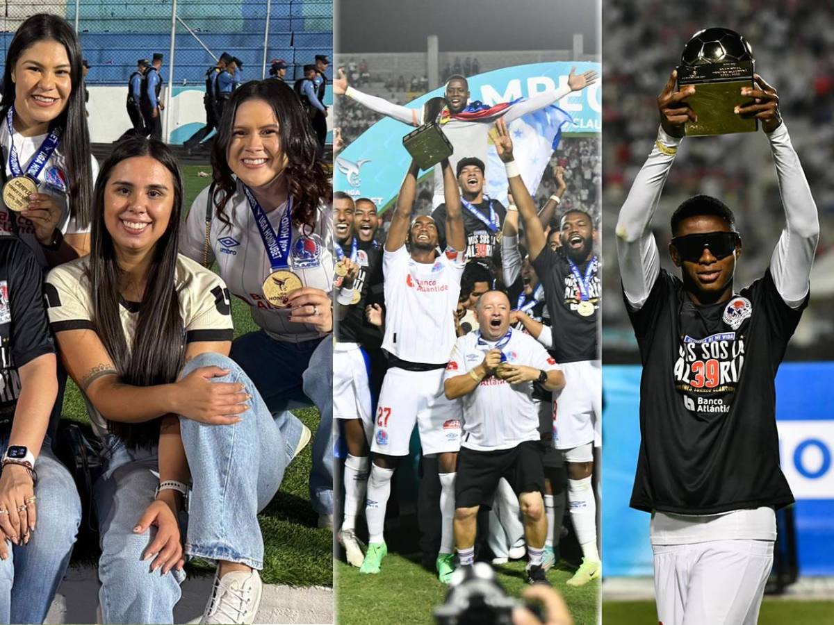 Olimpia festeja título, detalle con Real España, descuido con la copa y a lo Lamine Yamal