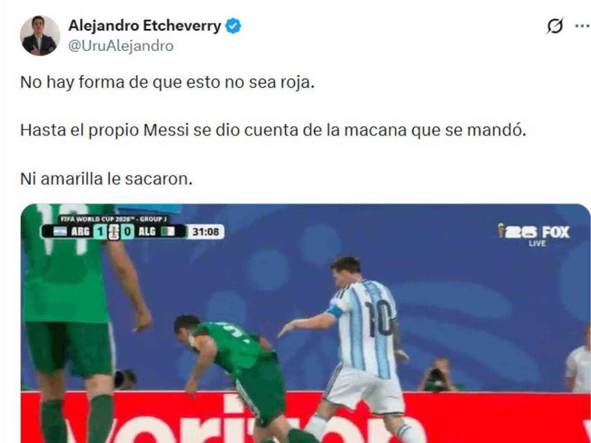 Indignación tras descubrir ayuda a Messi: Es una vergüenza, siempre lo protegen