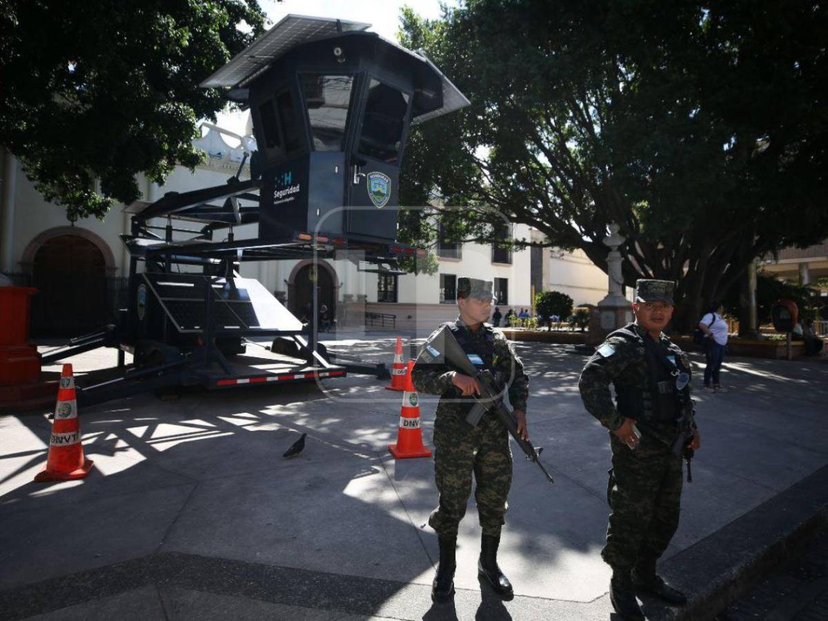 Refuerzan seguridad en el Congreso para la toma de posesión de Nasry Asfura