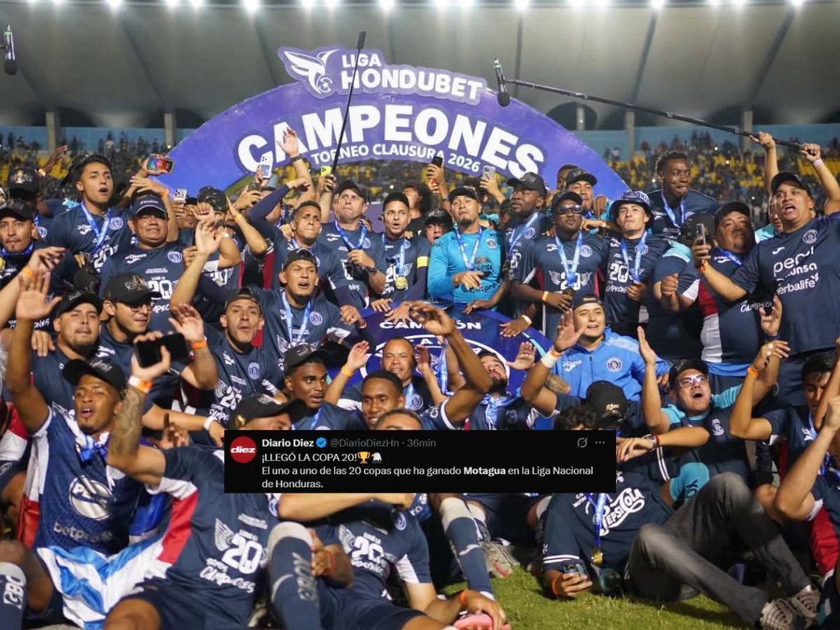 Prensa elogia a Motagua tras conquistar la Copa 20: “El fútbol fue justo”