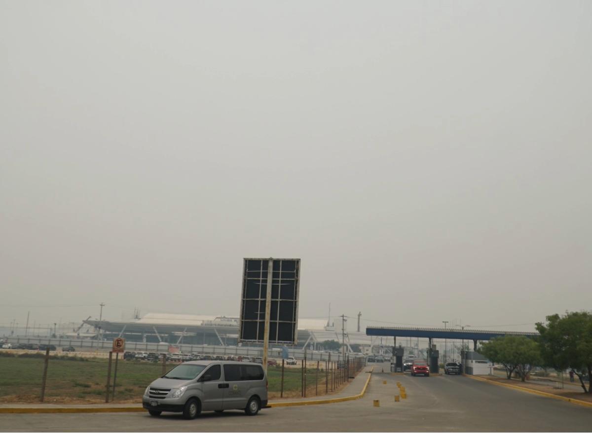 Suspenden vuelos en el aeropuerto Ramón Villeda Morales