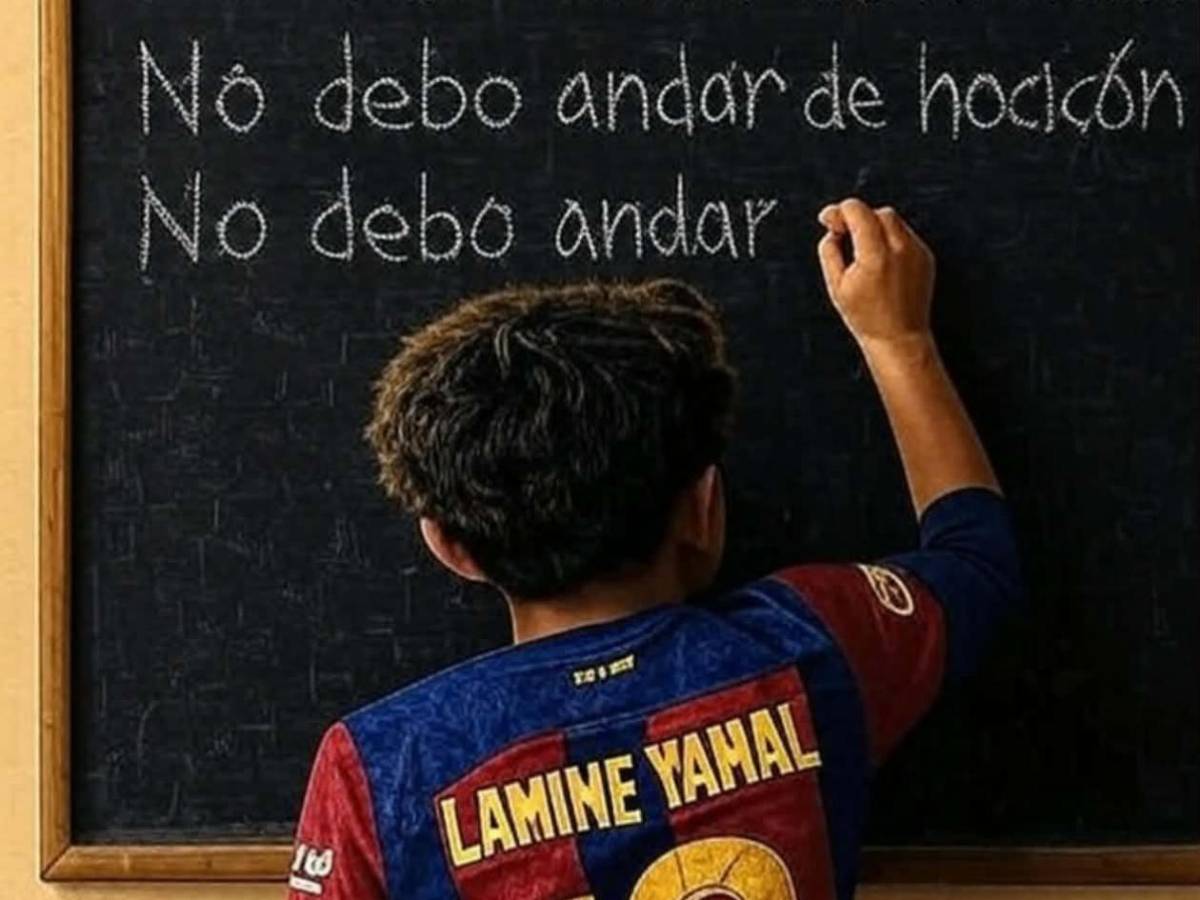 Lamine Yamal sufre: Es tendencia por su imagen ante Atlético por la Champions