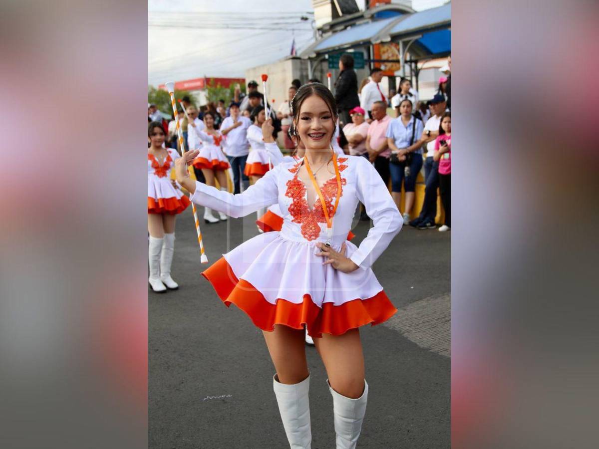 Bellas palillonas, protagonistas de los desfiles en Honduras