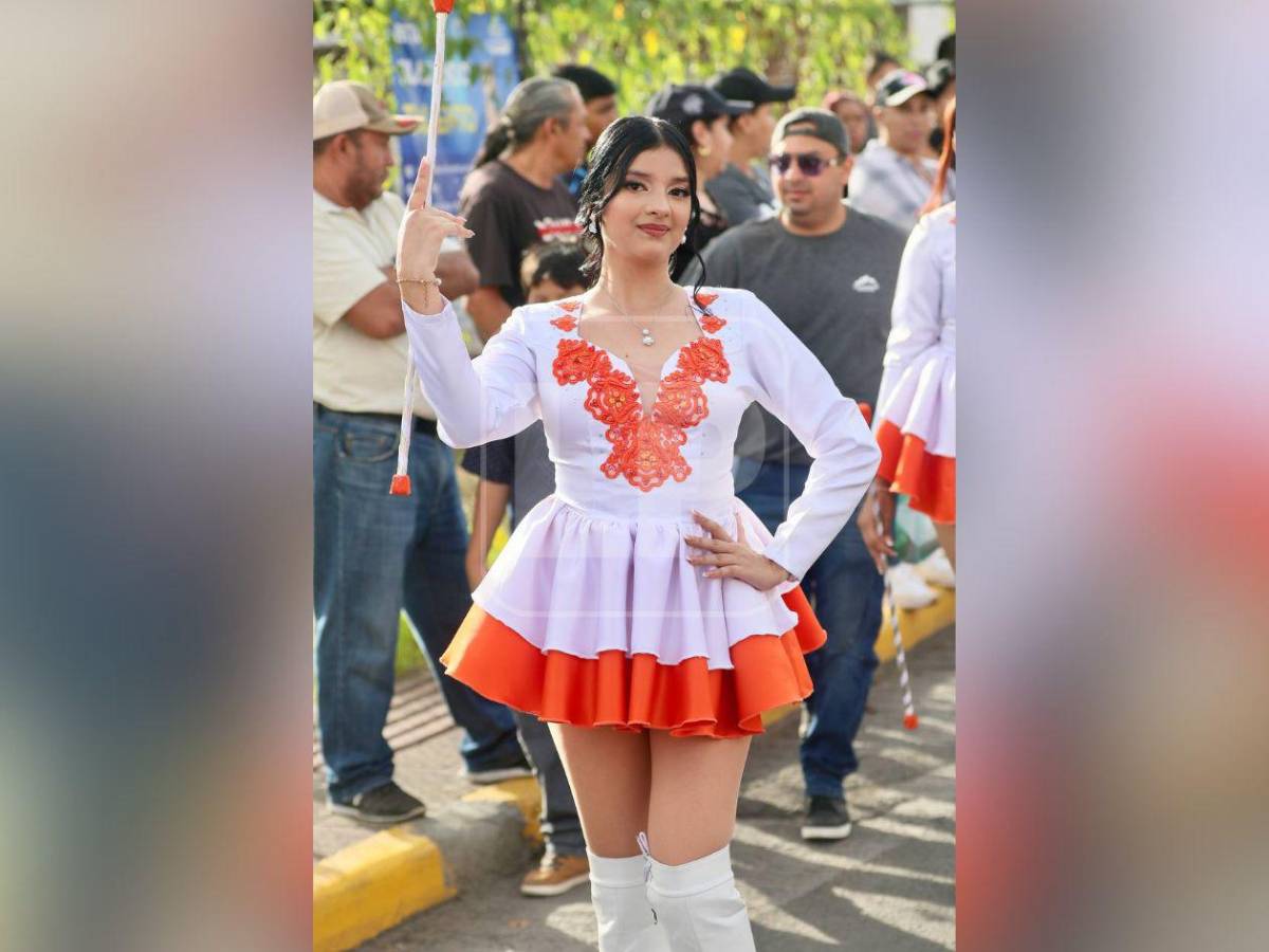 Bellas palillonas, protagonistas de los desfiles en Honduras