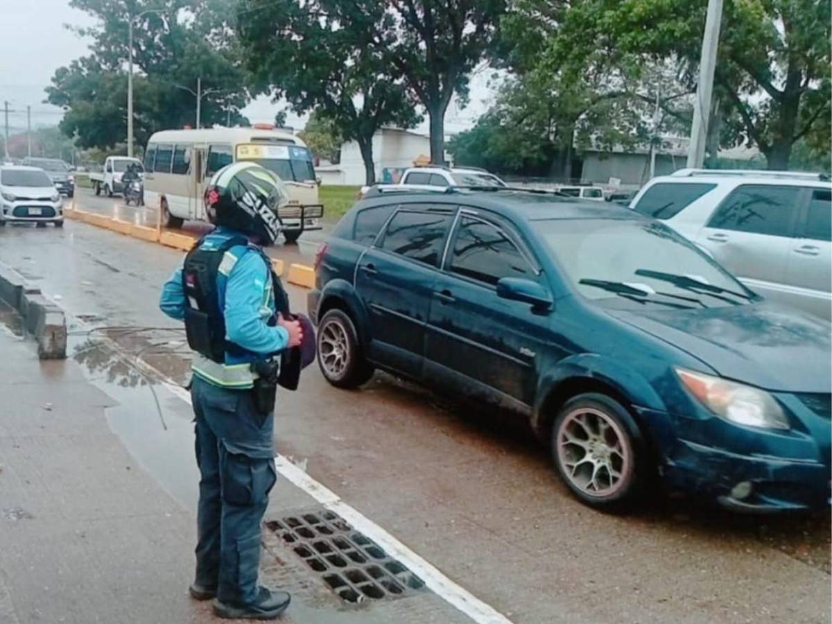 Lluvias ponen en alerta a San Pedro Sula: DNVT refuerza operativos