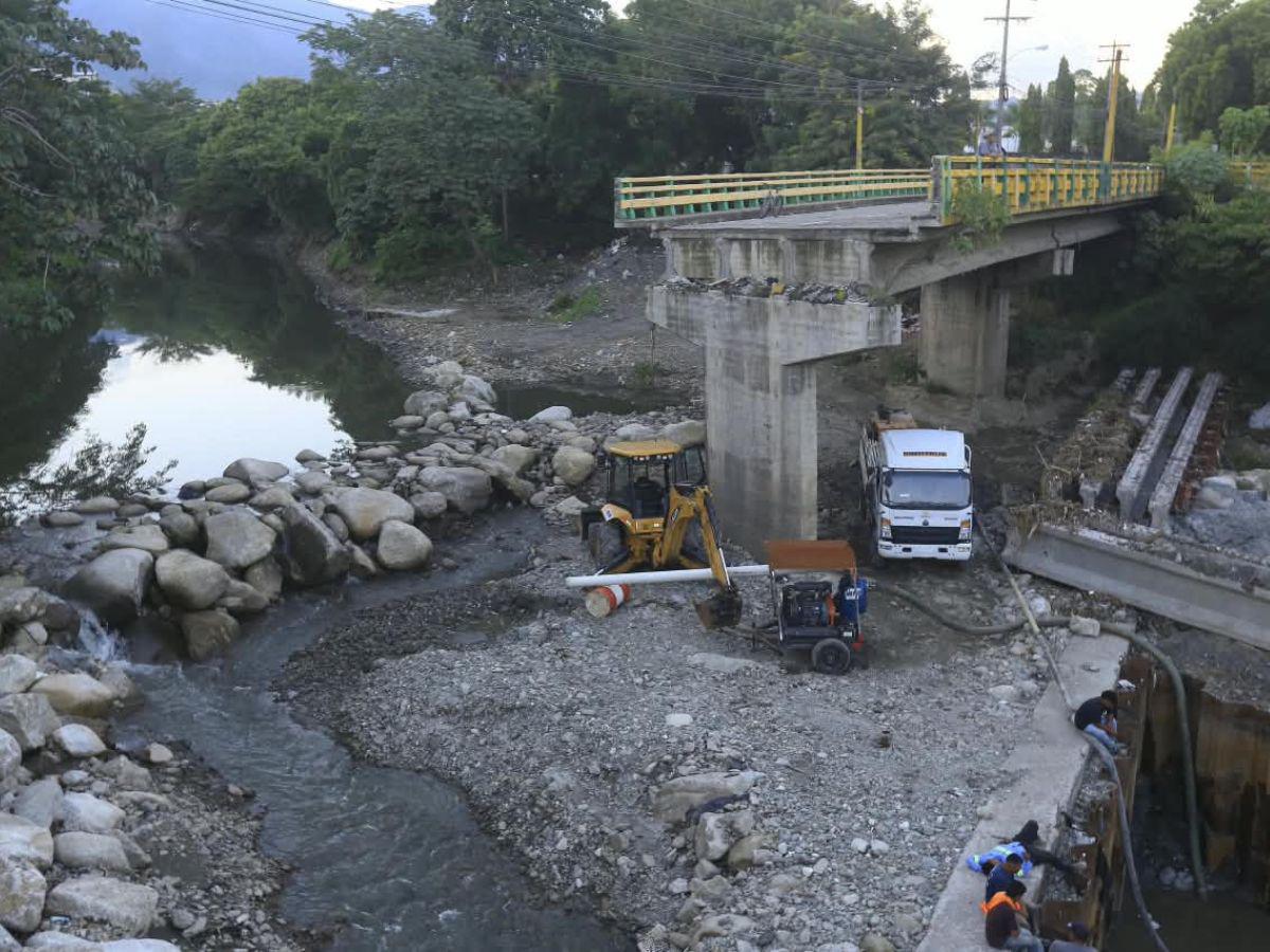 Reanudan obras: En esta fecha serán finalizados y habilitados los puentes de Las Brisas