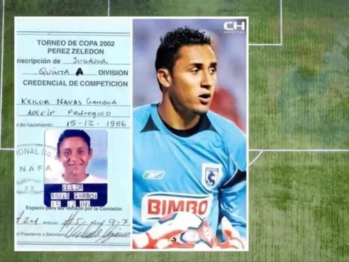 Destapan en México engaño de Navas: Su verdadero nombre no es Keylor