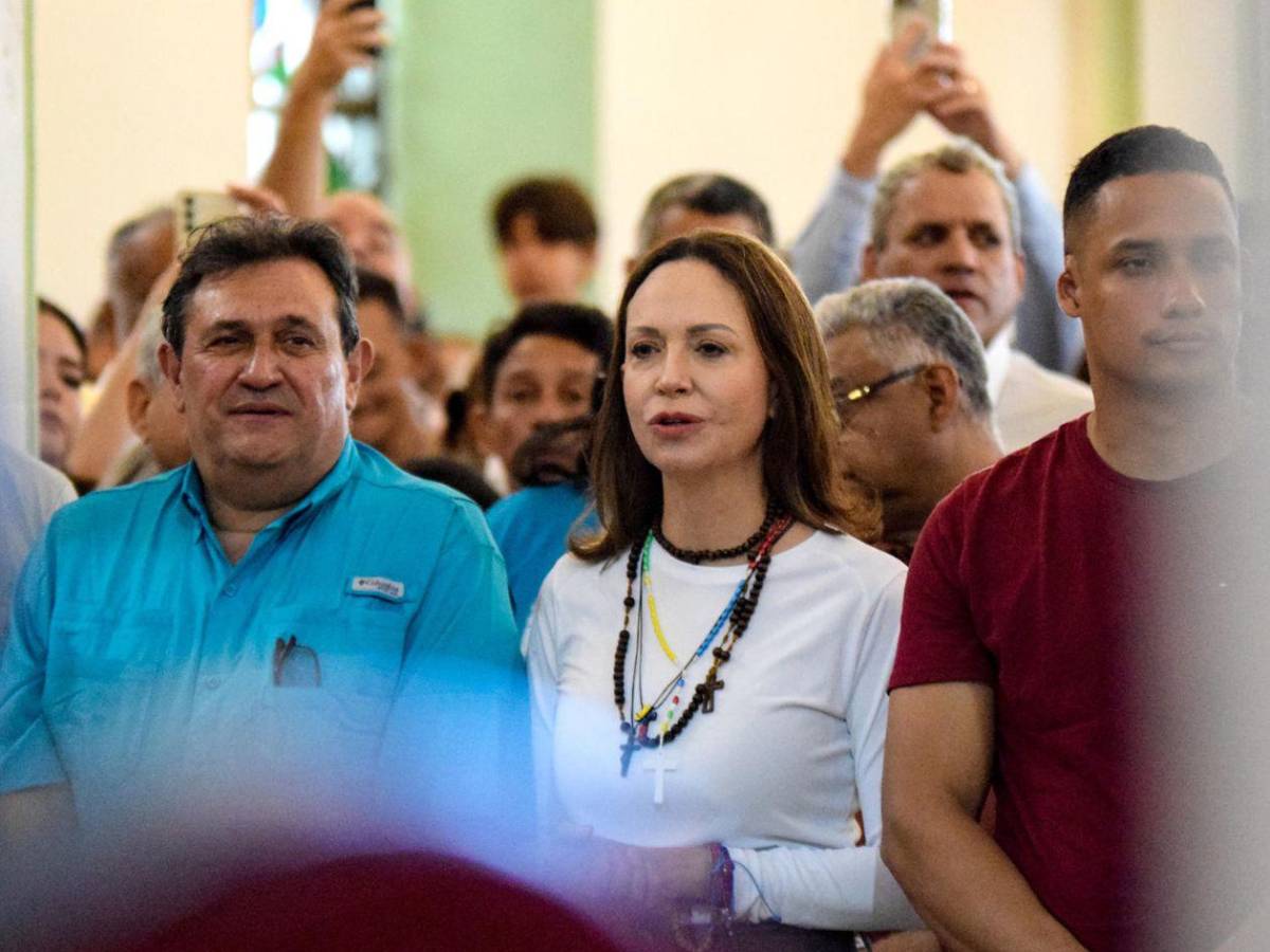 Así fue el multitudinario recorrido de María Corina Machado tras regresar a Venezuela