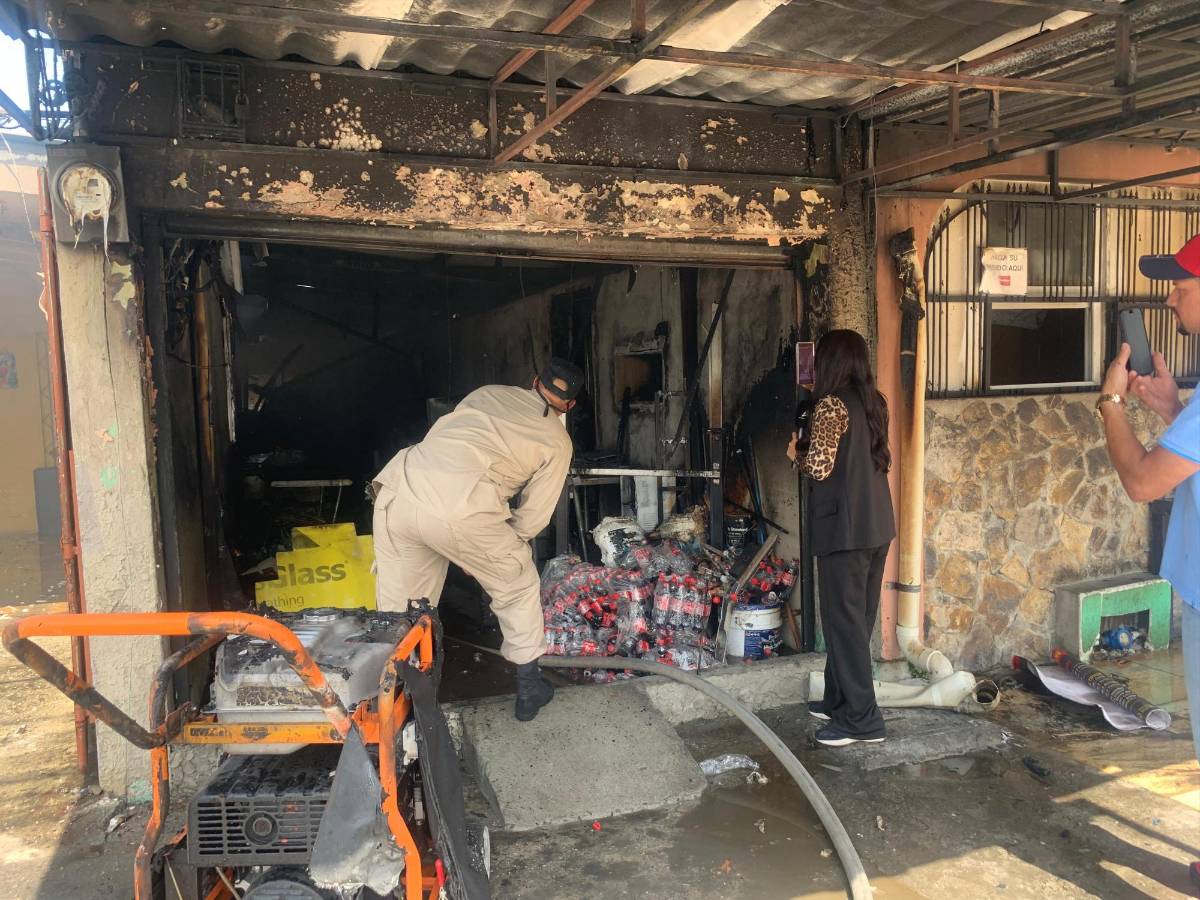 Fotos inéditas del incendio en La Exquisita: conmoción en estudiantes de la Usap