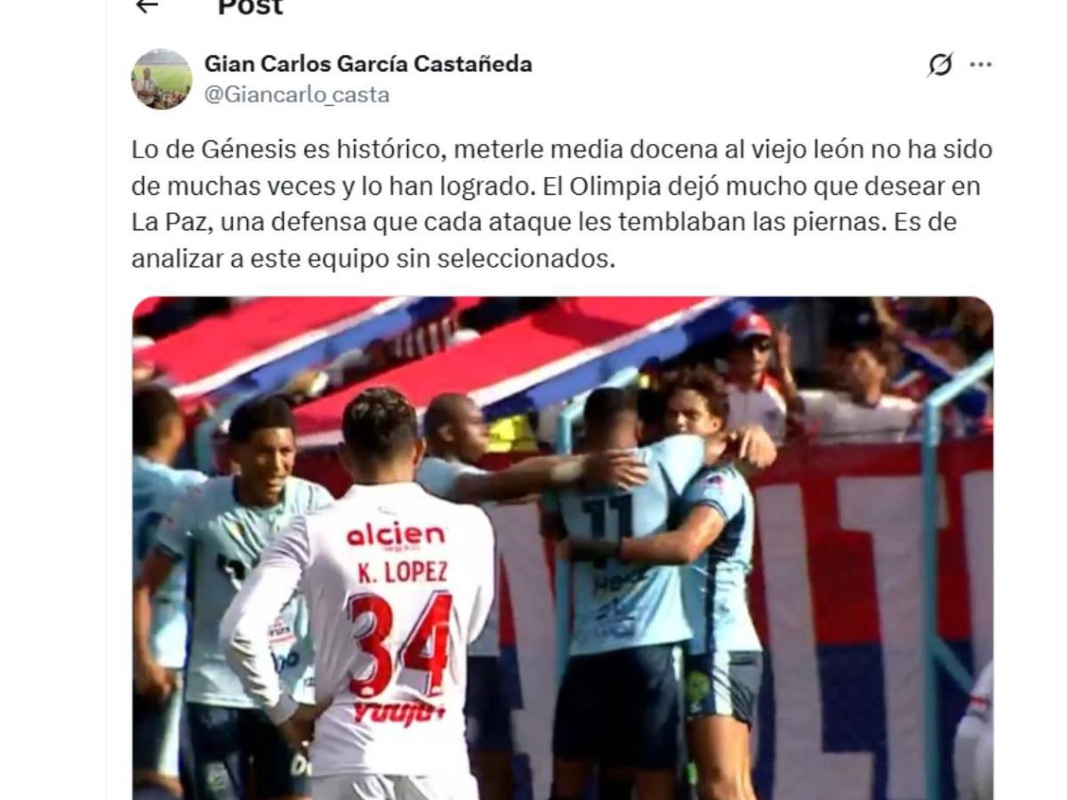 Indignación, sorpresa y señalan al culpable tras vapuleada histórica al Olimpia