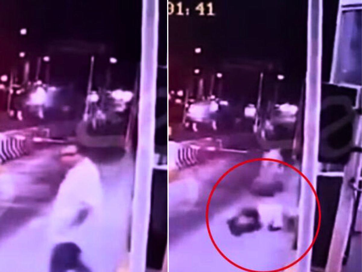 Video: Motociclista arrolla a trabajador de peaje por ahorrarse dinero