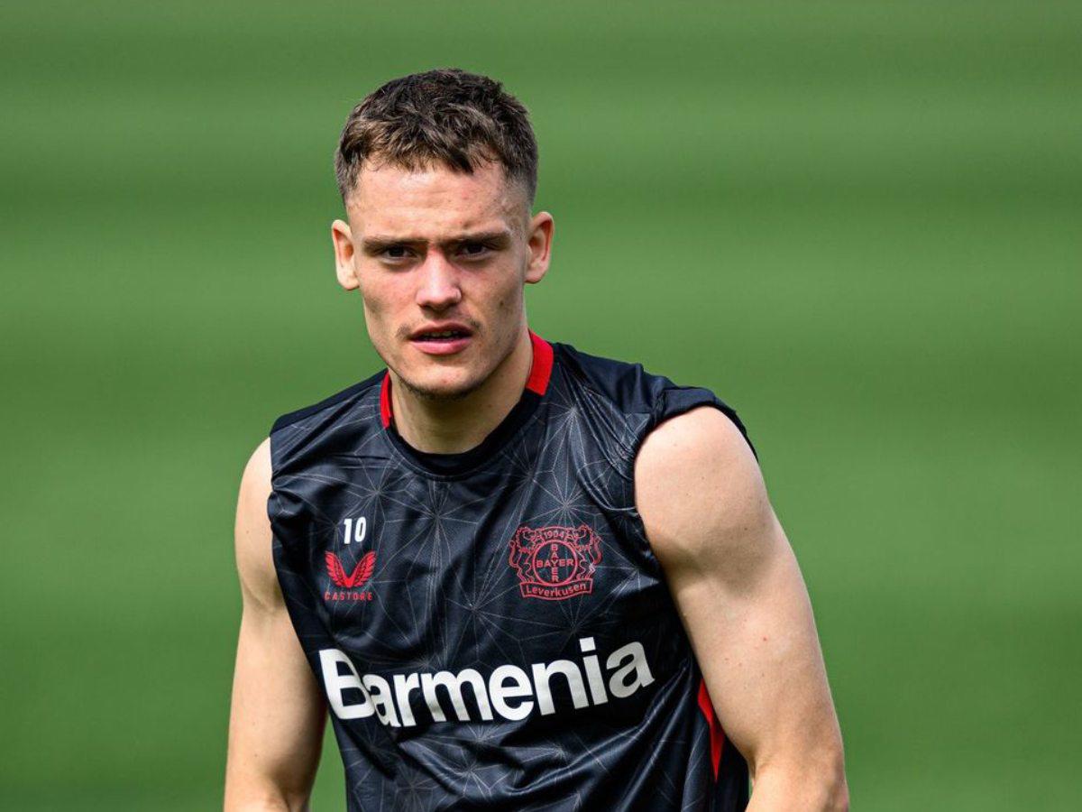 Florian Wirtz fue figura del Leverkusen en el título de la Bundesliga.