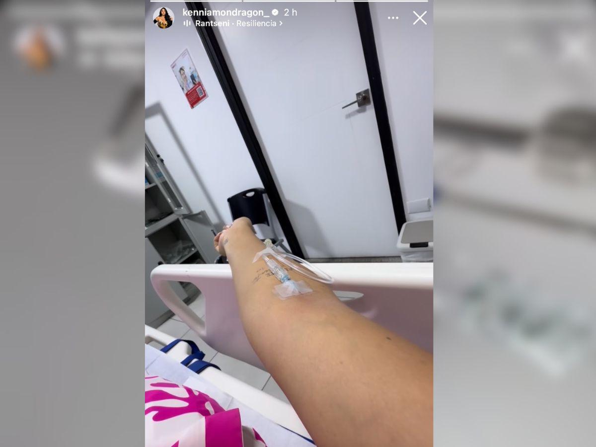 Kennia Mondragón es hospitalizada de emergencia