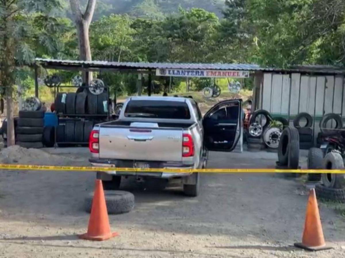 Así fueron asesinados ganadero y su hija en una llantera de Jutiapa