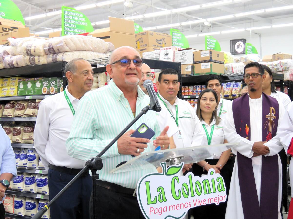 Supermercados La Colonia apertura nueva tienda en el sector López Arellano