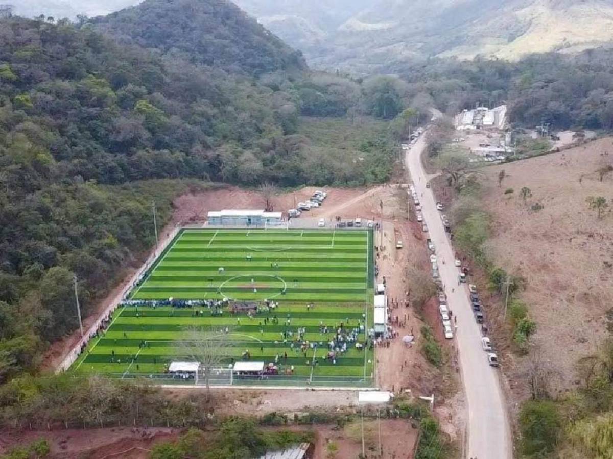 Así luce La Bombonera en Honduras: la nueva cancha en Santa Bárbara