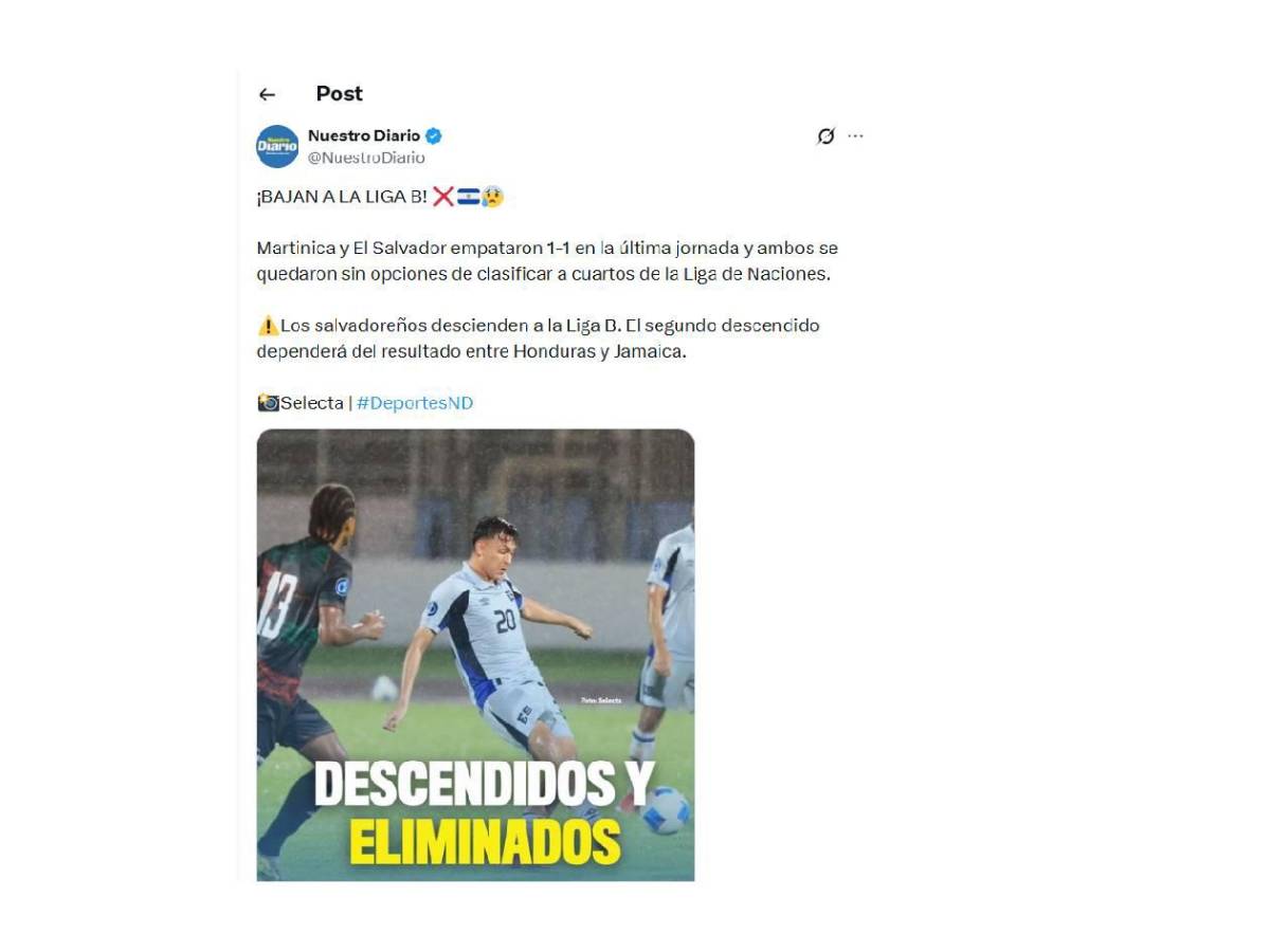 El Salvador estalla tras el descenso: señalan a Bukele y al culpable