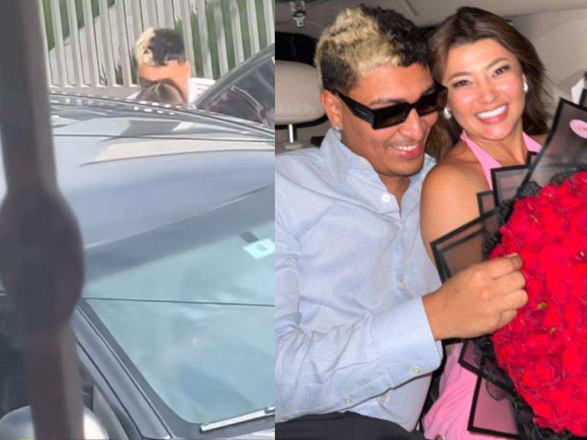 Captan a Supremo y Milagro Flores darse un apasionado beso de despedida
