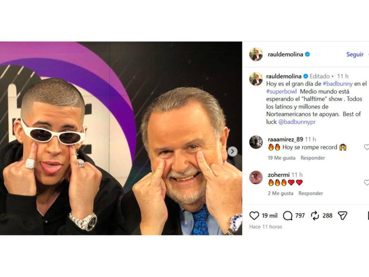 Las grandes estrellas le envían todo su apoyo a Bad Bunny previo al Super Bowl