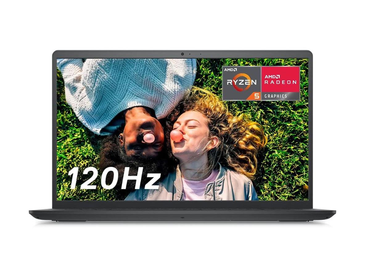 La Laptop Dell Inspiron 3525 15”/ AMD Ryzen 5 es un portátil ligero, que cuenta con una bisagra de elevación que eleva tu dispositivo a un ángulo ergonómico, proporcionando una experiencia de escritura más cómoda.