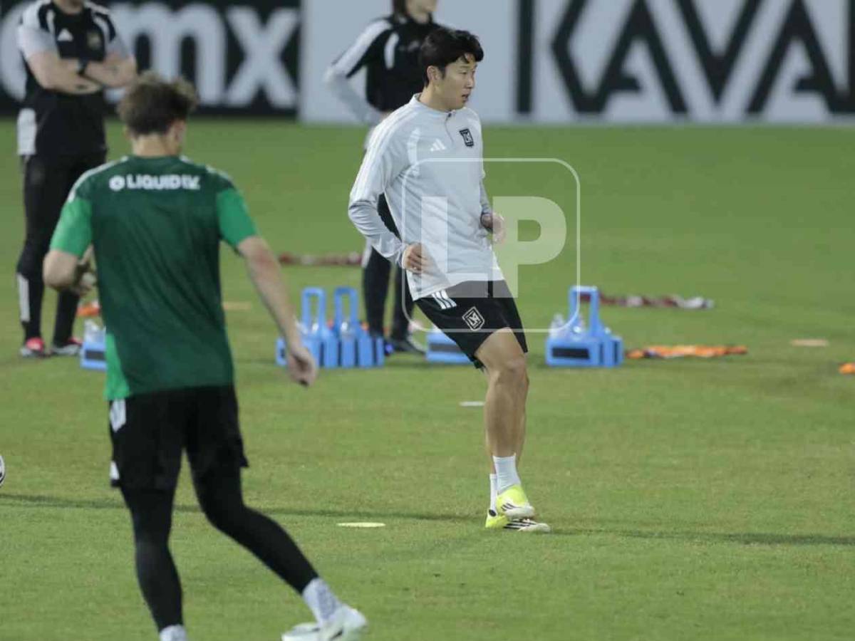 LAFC entrenó: Son Heung-Min y Lloris se divierten en el Morazán; un regreso