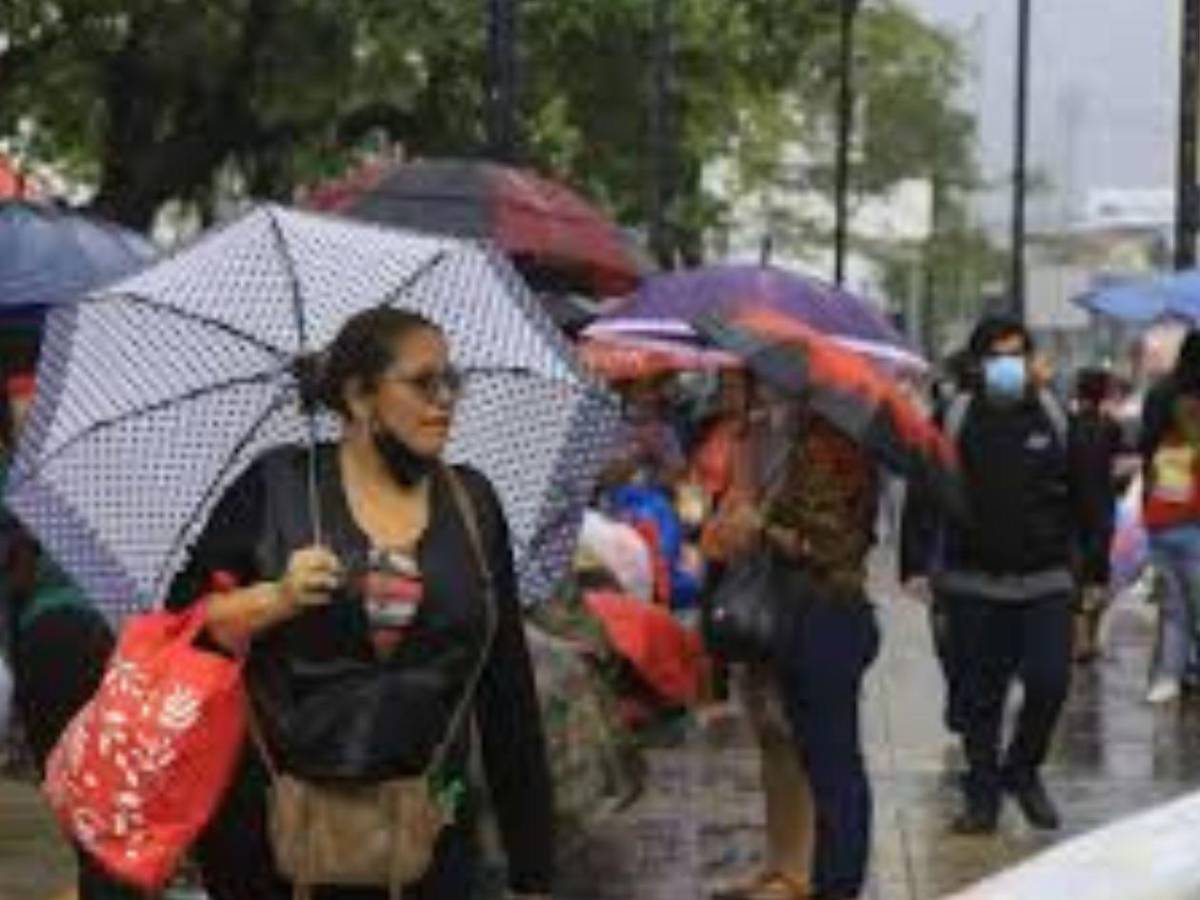Saque paraguas: Anuncian lluvias en estos departamentos de Honduras