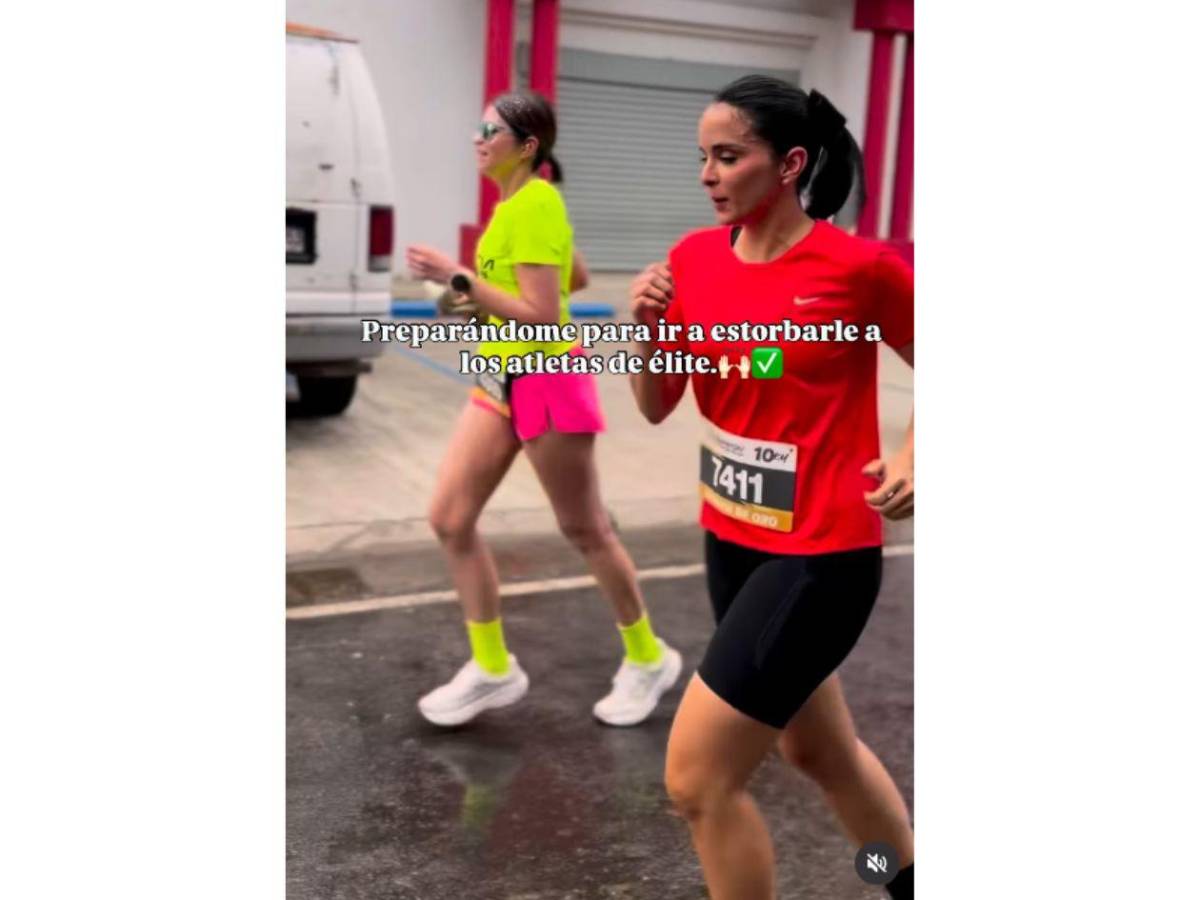 Famosos hondureños corren en la Media Maratón de La Prensa 2026
