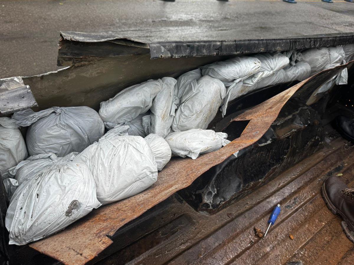 Decomisan fuerte cargamento de marihuana en La Ceiba