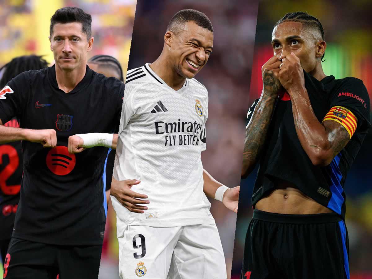 Tabla goleadores Liga Española: Lewandowski y Raphinha dejan atrás a Mbappé en el Pichichi