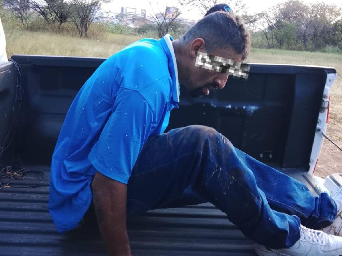 Así fue la captura de presunto ladrón en la Unah de Tegucigalpa