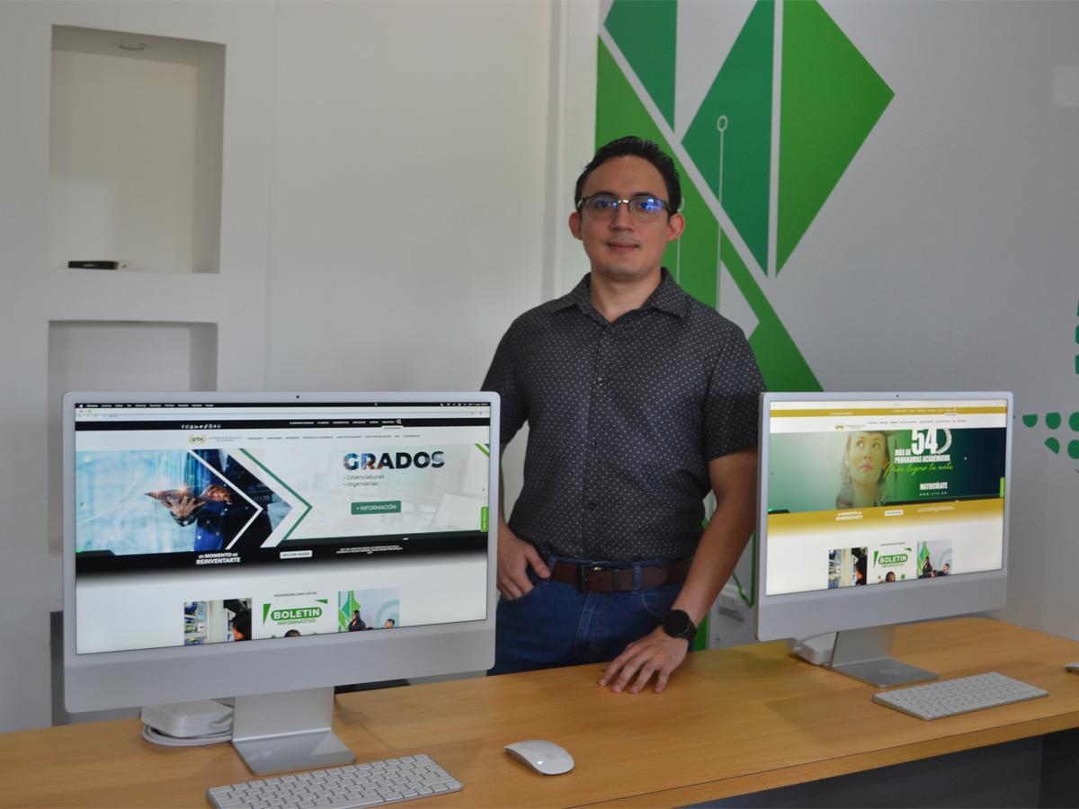 Juan Alvarenga laboró también en UTH como docente de la carrera de Ingeniería en Computación.