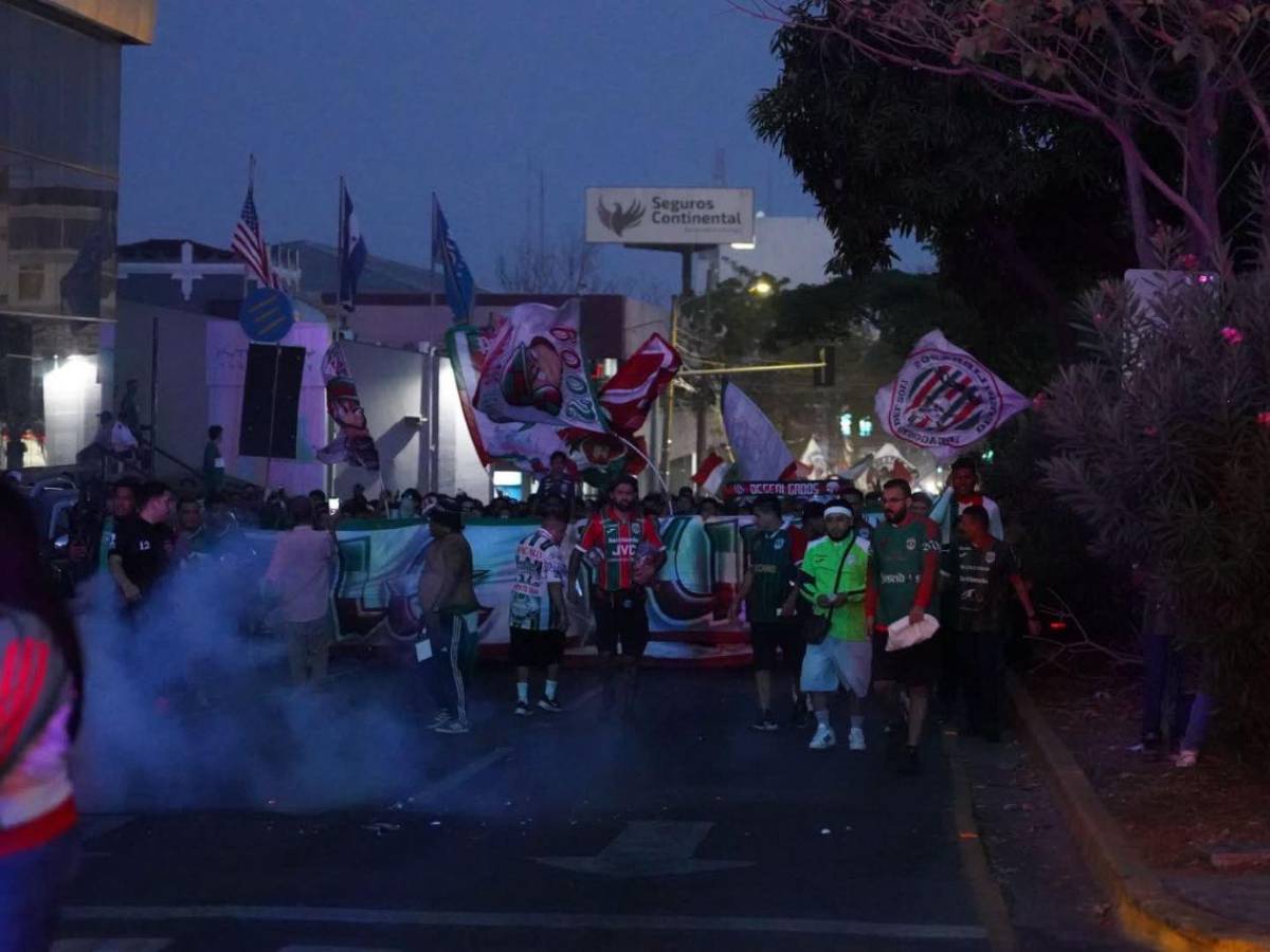 Ambientazo en la final: así se vivió la previa del Marathón vs Motagua
