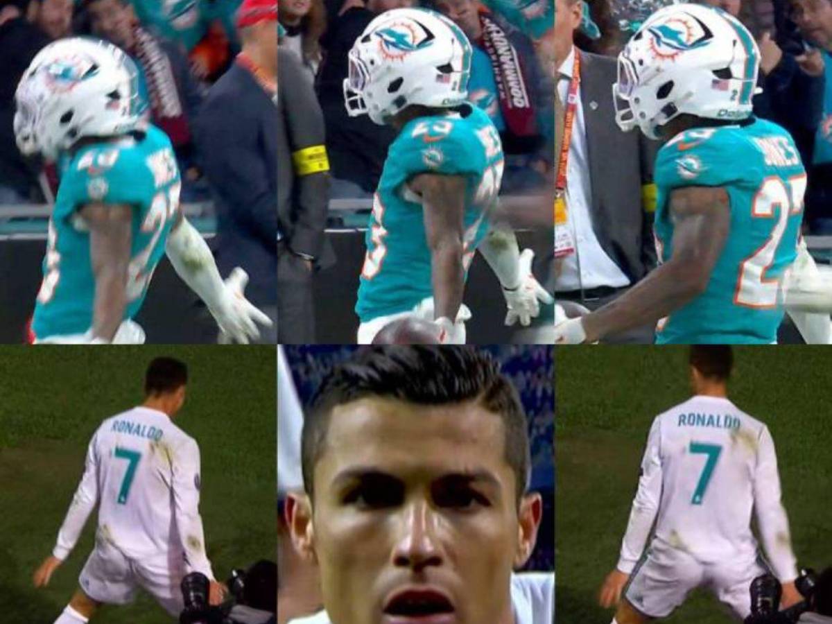 NFL en el Bernabéu: Honduras dijo presente y homenajea a Cristiano Ronaldo