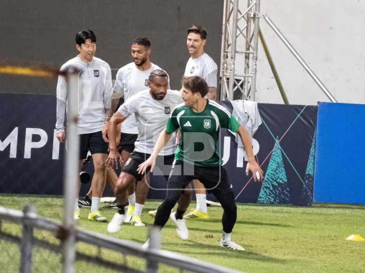 LAFC entrenó: Son Heung-Min y Lloris se divierten en el Morazán; un regreso