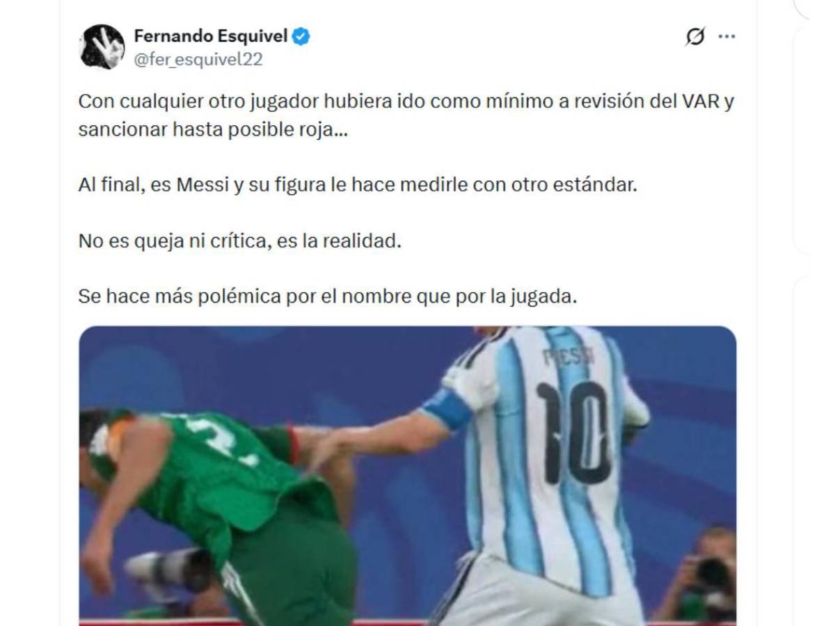 Indignación tras descubrir ayuda a Messi: Es una vergüenza, siempre lo protegen
